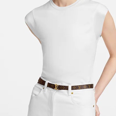 (W) ルイヴィトン モノグラム レザーベルト レディース ブラウン 幅2cm M0431 Purchase (W) ルイヴィトン モノグラム レザーベルト レディース ブラウン 幅2cm M0431