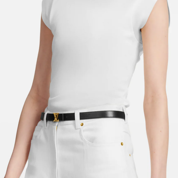 Details for (W) ルイヴィトン モノグラム レザーベルト レディース ブラウン 幅2cm M0431