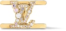 Buy (W) Cincin Emas Wanita Louis Vuitton Monogram Metal Crystal M1223S