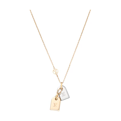 (Women) Louis Vuitton Monogram Metal Necklace Women’s Rose Gold R96593