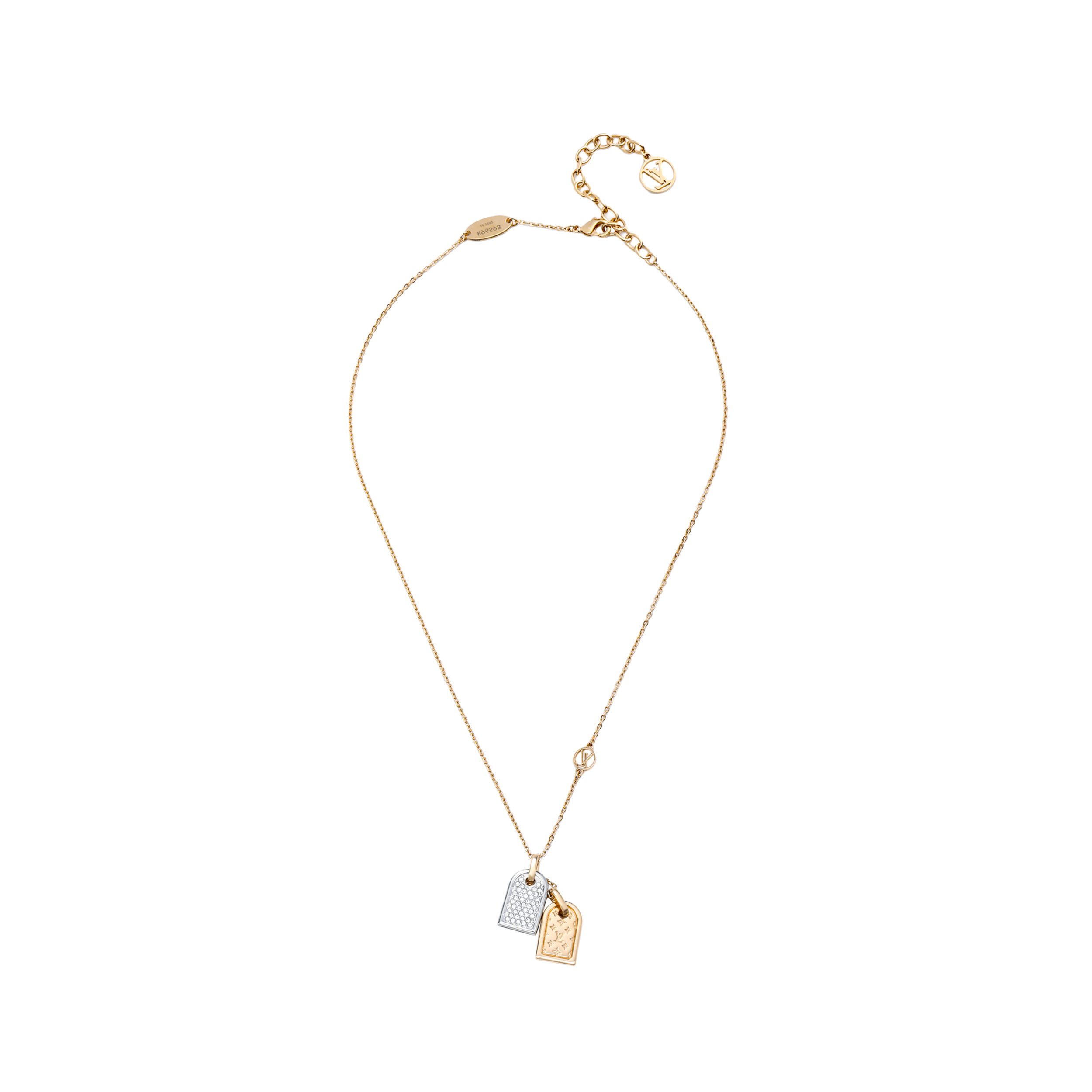 (Women) Louis Vuitton Monogram Metal Necklace Women’s Rose Gold R96593 圖 4