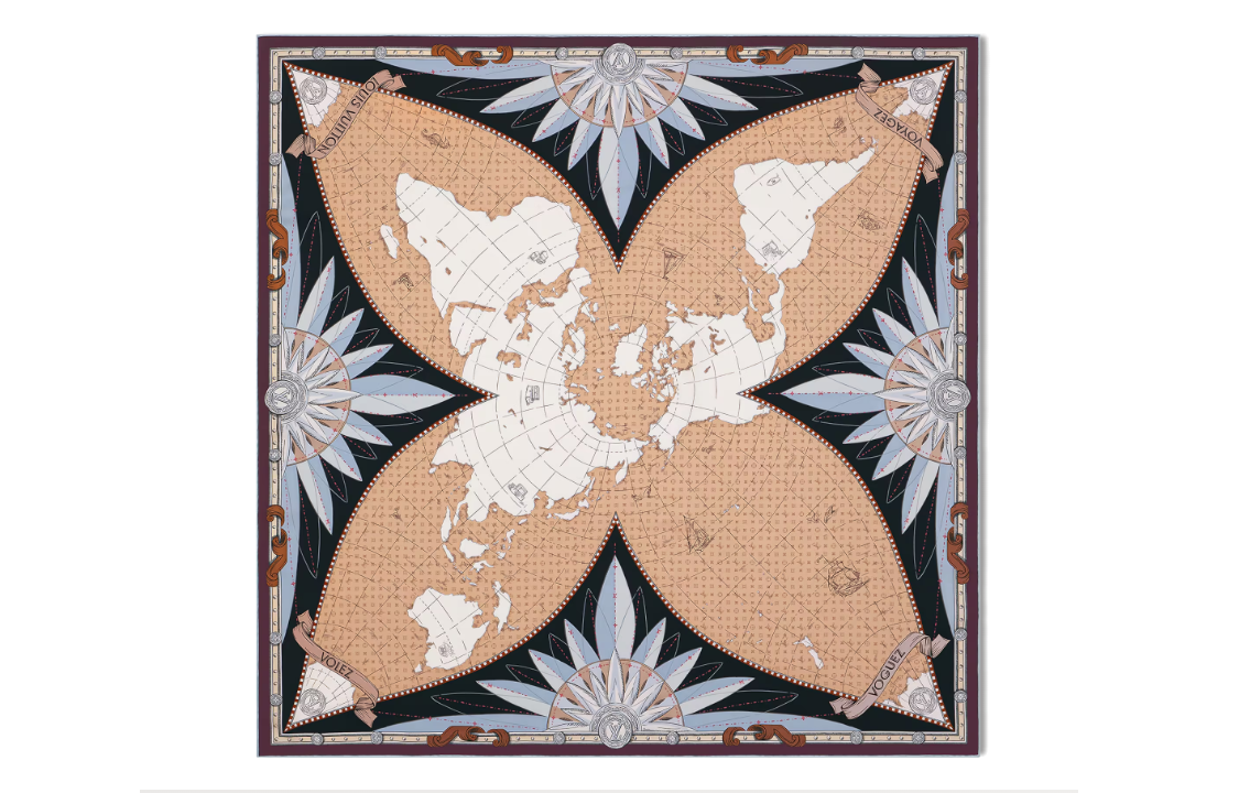 (Women) Louis Vuitton Monogram Multicolor  Silk Scarf M79484