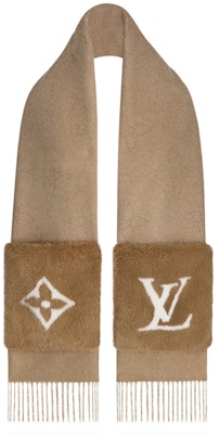 (Women) LOUIS VUITTON Monogram Pattern Stylish Mink Fur Scarf for Women. M77736 Order (Women) LOUIS VUITTON Monogram Pattern Stylish Mink Fur Scarf for Women. M77736