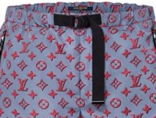 (W) 루이비통 모노그램 프린트 루즈핏 여성 반바지 블루 1ABRAE Details for (W) 루이비통 모노그램 프린트 루즈핏 여성 반바지 블루 1ABRAE