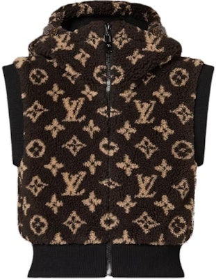 (Women) LOUIS VUITTON Monogram Print Sleeveless Zip Hoodie Vest Brown Women’s 1ABYFY Order (Women) LOUIS VUITTON Monogram Print Sleeveless Zip Hoodie Vest Brown Women’s 1ABYFY