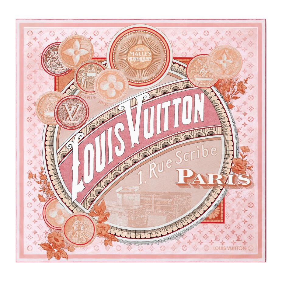(Women) LOUIS VUITTON Monogram Scarf Women’s Pink M79863 圖 2