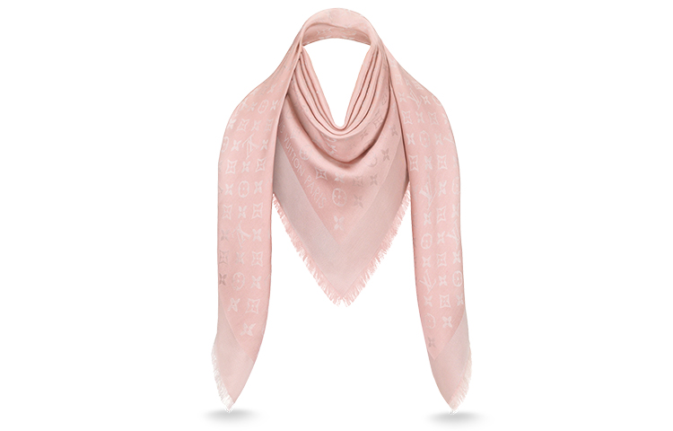 (Women) LOUIS VUITTON Monogram Silk Blend Scarf for Women M70805