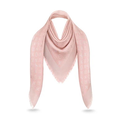 (Women) LOUIS VUITTON Monogram Silk Blend Scarf for Women M70805