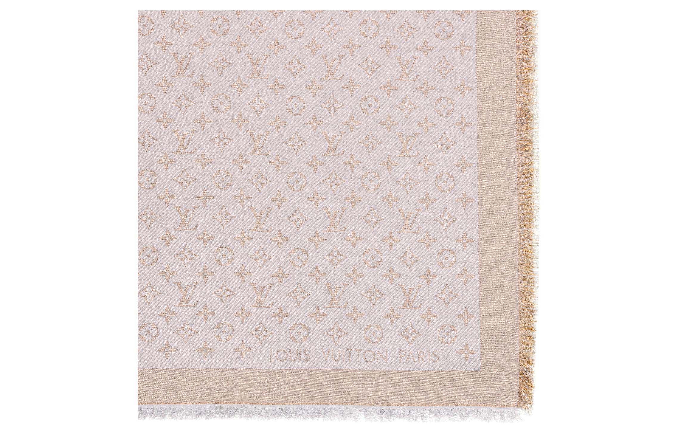 (Women) LOUIS VUITTON Monogram Silk Blend Shawl M75121 圖 4