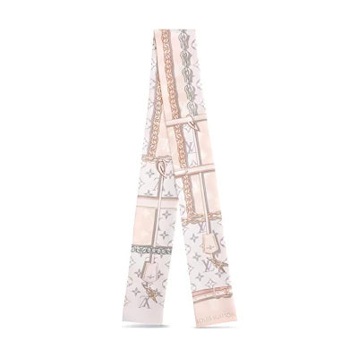 (Women) Louis Vuitton Monogram Silk Headband Light Pink M70637