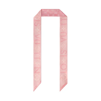 (Women) Louis Vuitton Monogram Silk Headband Pink Accessory. M96268