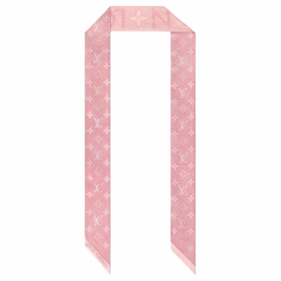 Lookbook (W) Louis Vuitton Monogram Silk Headband Pink Aksesori. M96268