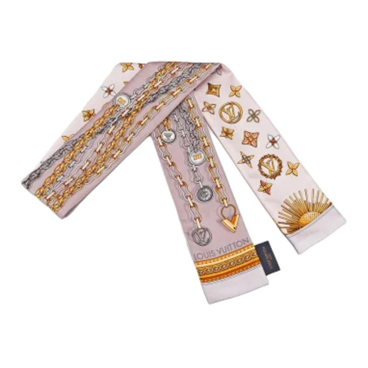 (Women) LOUIS VUITTON Monogram Silk Scarf Multicolor  Fashion Accessory. m73867 圖 3