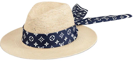 Order (W) LOUIS VUITTON 經典水桶帽 Monogram 絲巾飾邊 M77784