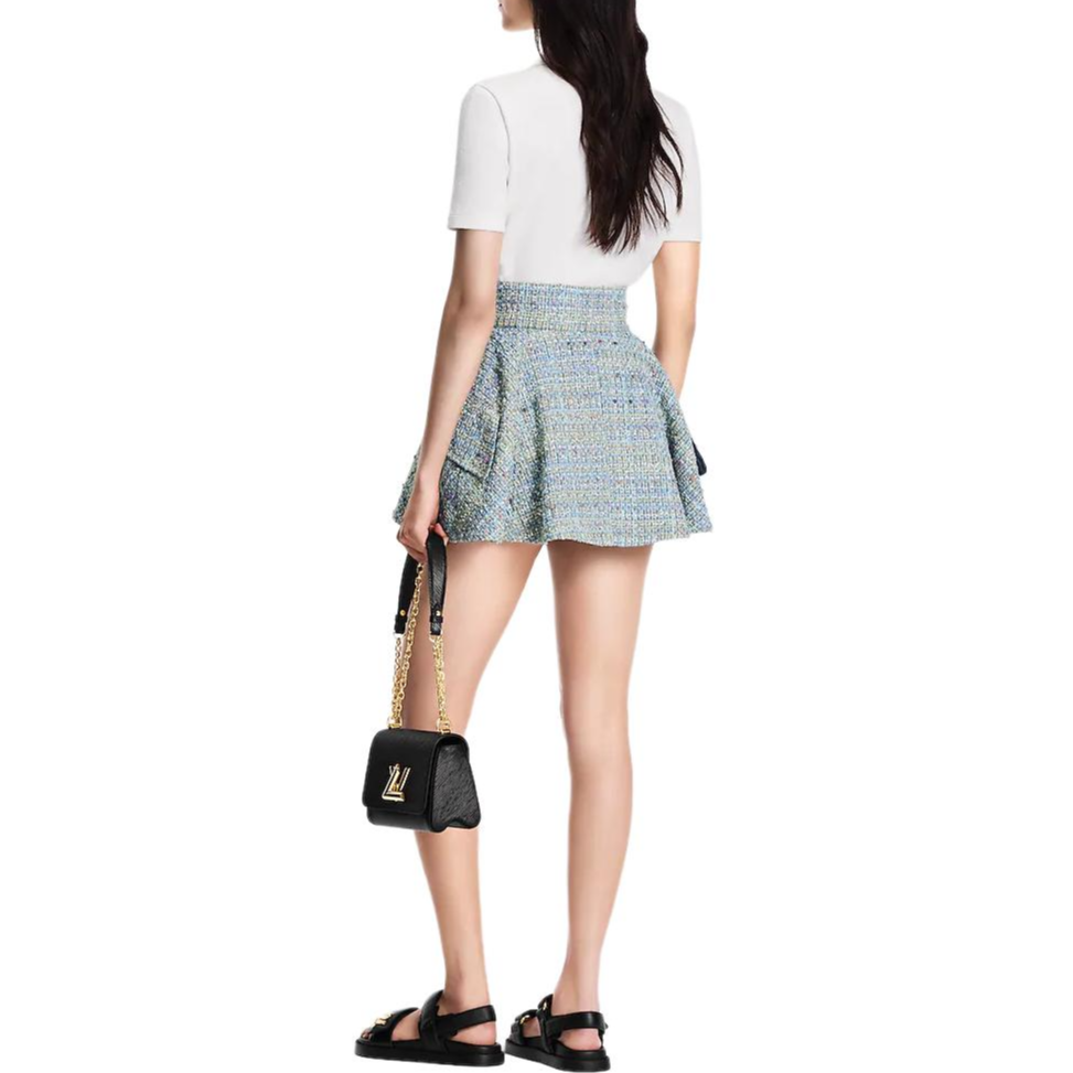 Shop (Women) LOUIS VUITTON Monogram Solid Pullover Design Polo Shirt Women’s White 1AHUSJ