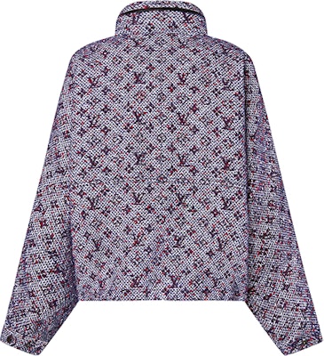 (Women) LOUIS VUITTON Monogram Tweed Zip-Up Hoodie Jacket Grey 1A9T7Q Lookbook (Women) LOUIS VUITTON Monogram Tweed Zip-Up Hoodie Jacket Grey 1A9T7Q