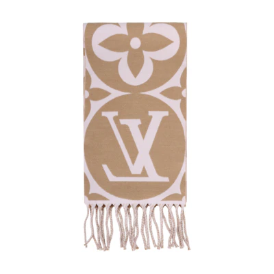 (Women) Louis Vuitton Monogram Wool Scarf Women’s Pink. M79213