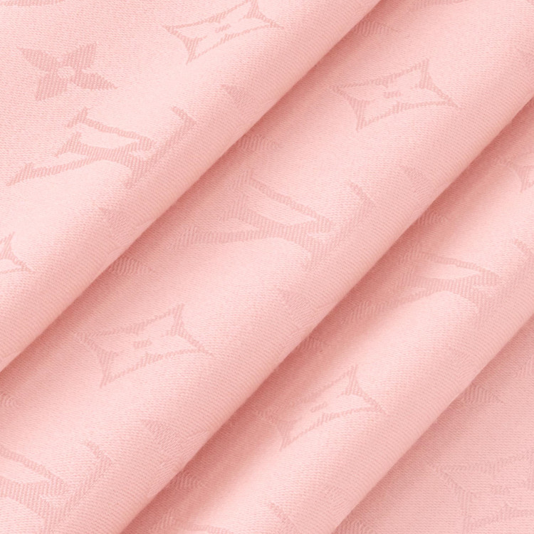 (Women) Louis Vuitton Monogram Wool Shawl Women’s Rose Pink M96988 圖 4