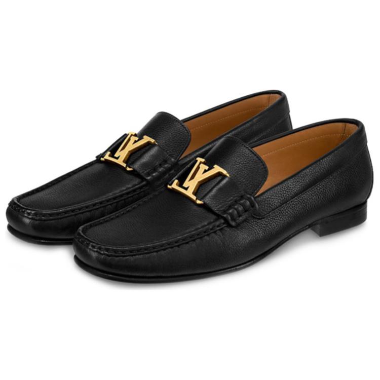 Shop (W) Louis Vuitton Montaigne ''Baskets Mode Noir en Cuir Grainé de Veau'' 1A4OTO