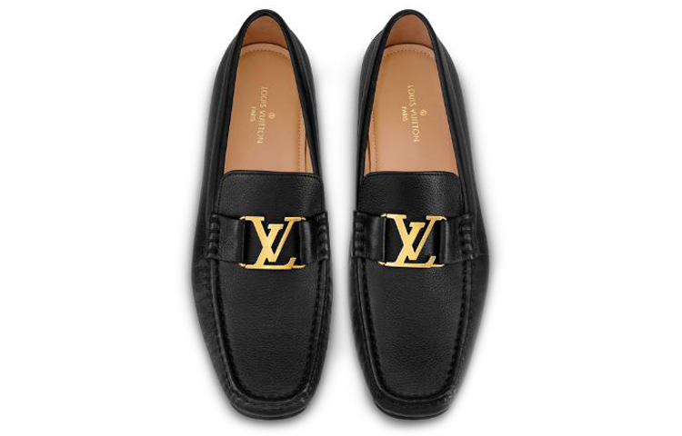Purchase (W) Louis Vuitton Montaigne ''Baskets Mode Noir en Cuir Grainé de Veau'' 1A4OTO