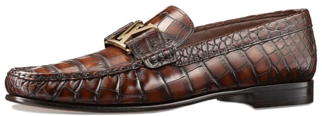 (W) Louis Vuitton Kasut Montaigne 'Kulit Buaya Coklat' 1A2GE0 Buy (W) Louis Vuitton Kasut Montaigne 'Kulit Buaya Coklat' 1A2GE0