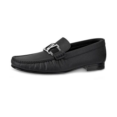 (W) LV Montaigne Taïga Loafer 'Black Leather'