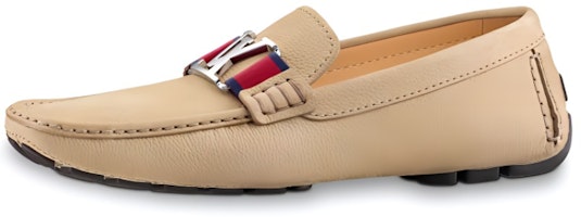 (Women) Louis Vuitton Monte-Carlo 'Loafer Cream Pebbled Leather' 1A3Q2N (Women) Louis Vuitton Monte-Carlo 'Loafer Cream Pebbled Leather' 1A3Q2N