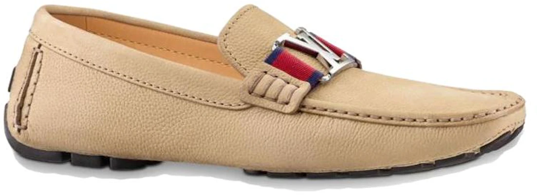 (W) Louis Vuitton Monte-Carlo ''Loafer Creme Geprägtes Leder'' 1A3Q2N Order (W) Louis Vuitton Monte-Carlo ''Loafer Creme Geprägtes Leder'' 1A3Q2N