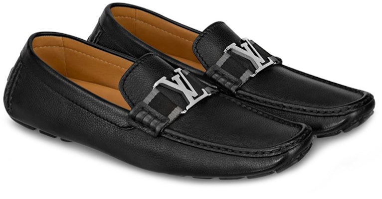 (Women) Louis Vuitton Monte Carlo 'Black Textured Calfskin Loafers' 1A4P0X Order (Women) Louis Vuitton Monte Carlo 'Black Textured Calfskin Loafers' 1A4P0X