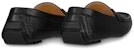 (W) Louis Vuitton Monte Carlo 'Kasut Loafers Kulit Anak Lembu Tekstur Hitam' 1A4P0X