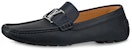 (W) Louis Vuitton Monte Carlo 'Loafer Kulit Anak Lembu Bertekstur Navy' 1A5EDM