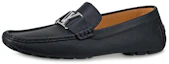Buy (W) Loafer Kulit Anak Sapi Bertekstur Biru Tua Louis Vuitton Monte Carlo 1A5EDM