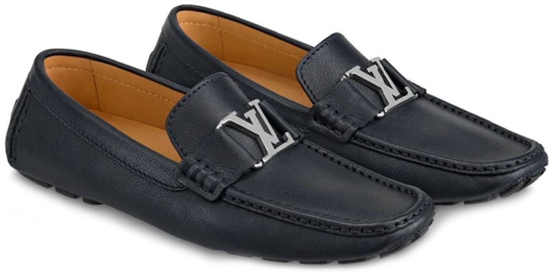 (Women) Louis Vuitton Monte Carlo 'Navy Textured Calf Leather Loafer' 1A5EDM Lookbook (Women) Louis Vuitton Monte Carlo 'Navy Textured Calf Leather Loafer' 1A5EDM