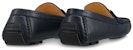 (W) Louis Vuitton Monte Carlo 'Loafer Kulit Anak Lembu Bertekstur Navy' 1A5EDM