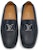 (W) Louis Vuitton Monte Carlo 'Loafer Kulit Anak Lembu Bertekstur Navy' 1A5EDM