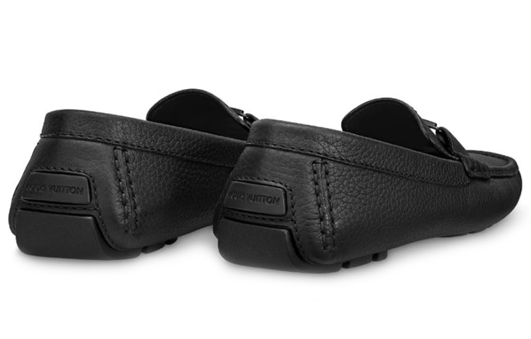 Lookbook (W) Mocasín Louis Vuitton Monte Carlo 'Cuero Texturizado Negro' 1A5XZ9