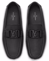 Shop Louis Vuitton 路易威登 Monte Carlo 顆粒面小牛皮 公主鞋 黑色