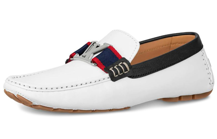 Buy (W) Louis Vuitton Monte Carlo Taïga Loafer ''Wit'' 1A7W57