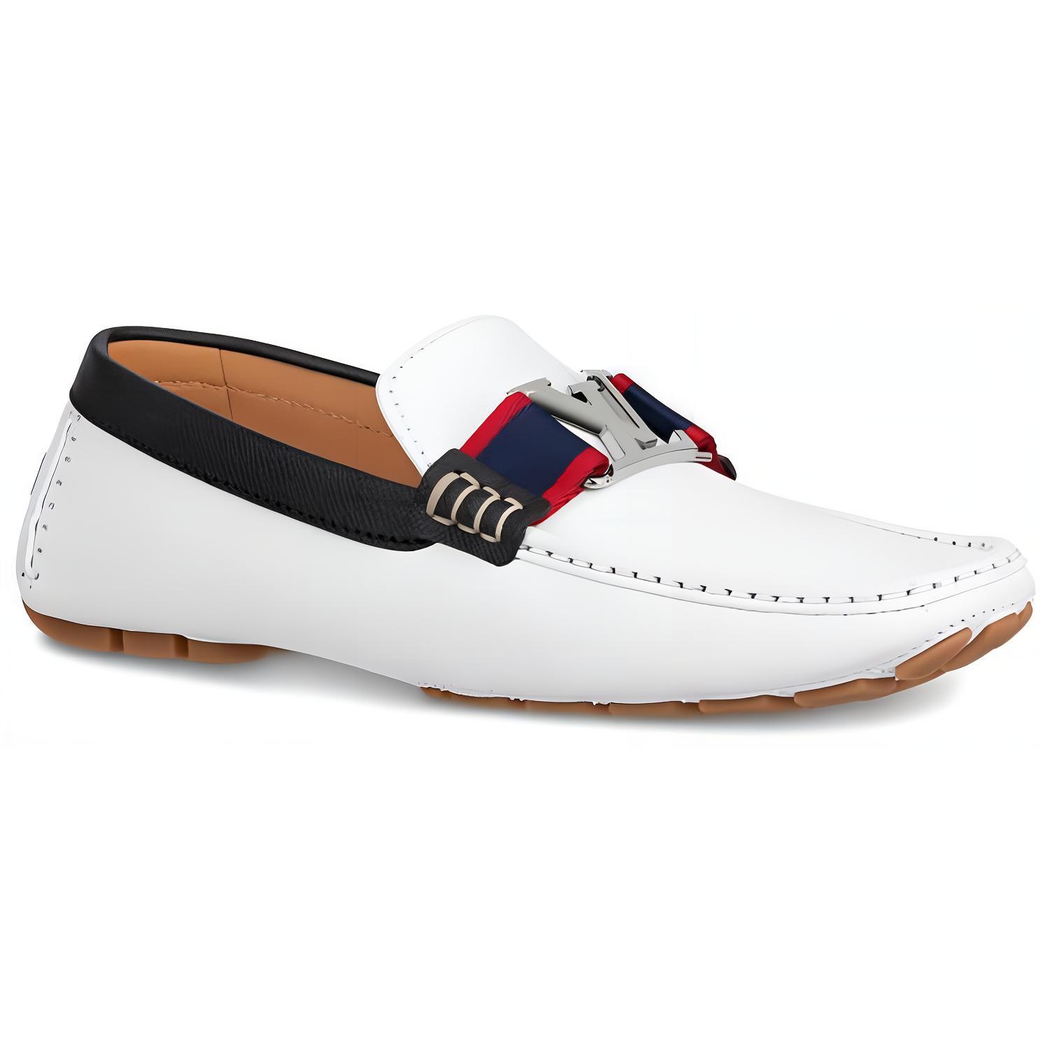 Order (W) Louis Vuitton Monte Carlo Taïga Loafer 'Putih' 1A7W57