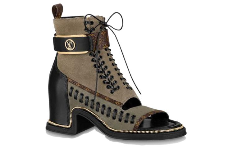 Order (W) Louis Vuitton Moonlight 'Bootie Peep Toe Coklat' 1AAE8S