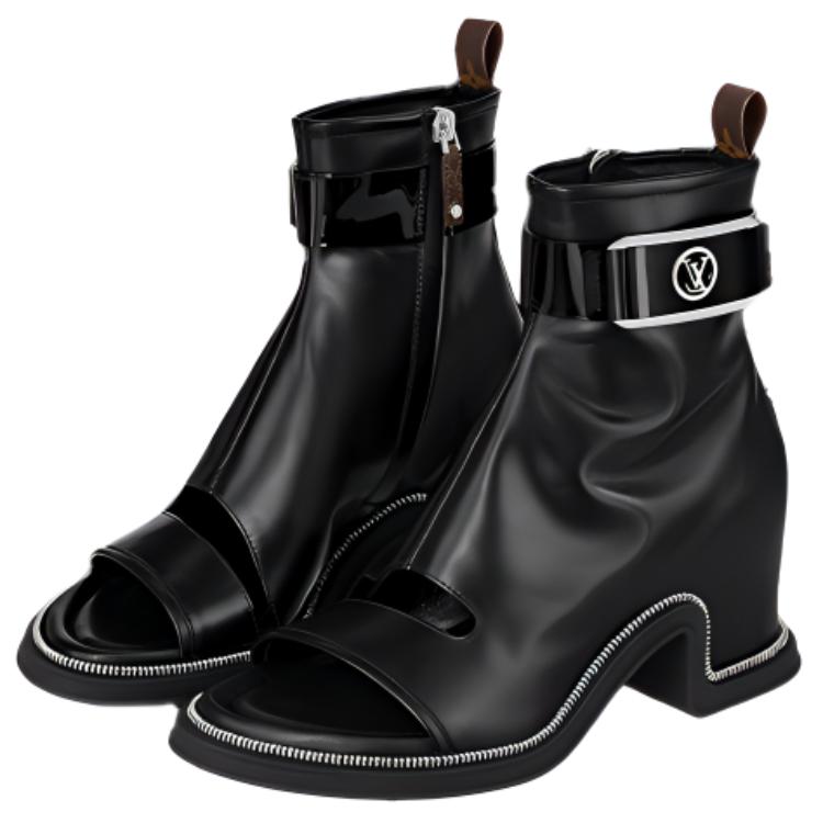 Lookbook (W) Bottine Louis Vuitton Moonlight ''Noir''. 1AA0H3