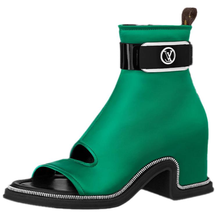 (Women) Louis Vuitton Moonlight Ankle Boot 'Green' 1AA0IR