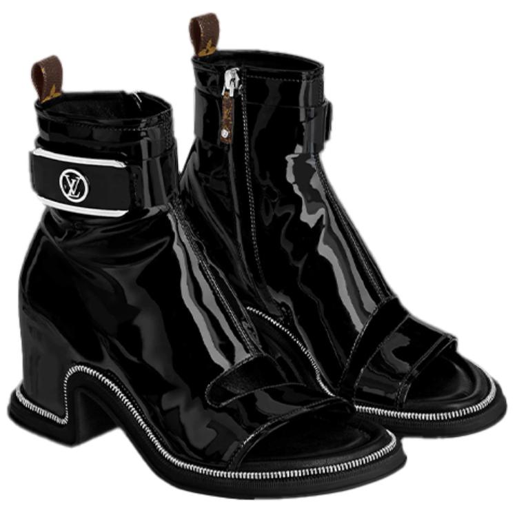 Shop (W) Louis Vuitton Moonlight Stiefelette ''Glänzend Schwarz'' 1AA1YG