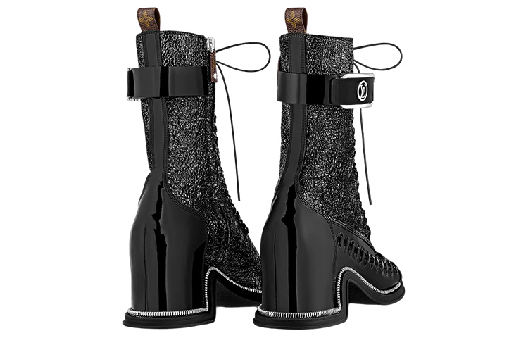 Purchase (W) Louis Vuitton Moonlight Stiefel ''Schwarz'' 1AA0HI