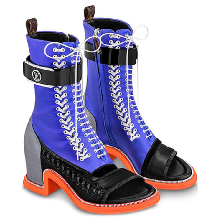 Shop (W) Louis Vuitton Moonlight Boot 'Ungu Abu-abu' 1AA0MX