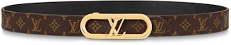 Buy (Women) LOUIS VUITTON My LV Chain Reversible Oval Buckle Leather Belt Brown 2.5cm . M0690U