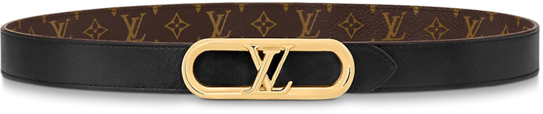(Women) LOUIS VUITTON My LV Chain Reversible Oval Buckle Leather Belt Brown 2.5cm . M0690U Lookbook (Women) LOUIS VUITTON My LV Chain Reversible Oval Buckle Leather Belt Brown 2.5cm . M0690U