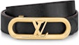 Shop (Women) LOUIS VUITTON My LV Chain Reversible Oval Buckle Leather Belt Brown 2.5cm . M0690U