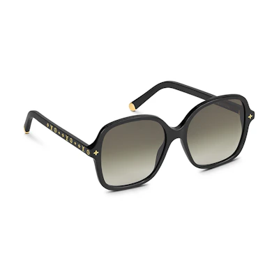 (Women) Louis Vuitton My Monogram Light Square Black Sunglasses. Z1861E