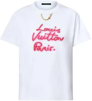 (Women) LOUIS VUITTON Neon Logo Letter FW25 Regular T-Shirt 1AIAM1 (Women) LOUIS VUITTON Neon Logo Letter FW25 Regular T-Shirt 1AIAM1